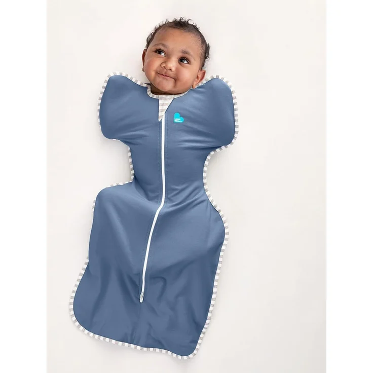 Love To Dream Unisex-Baby Swaddle Up Pucktuch, Denim, Newborn (2.2-3.8kg) – Bild 3