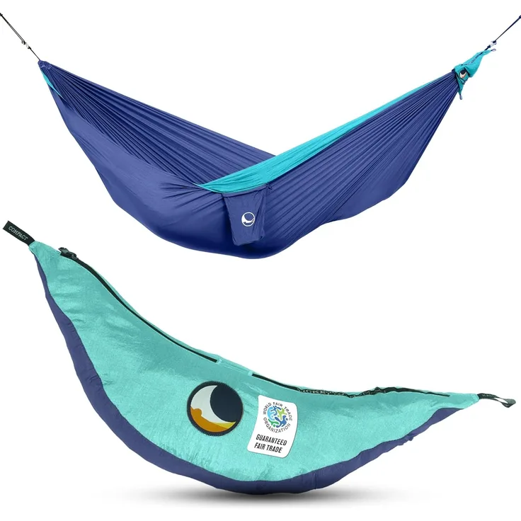 Ticket to the Moon Original Hammock, royal blue/turquoise