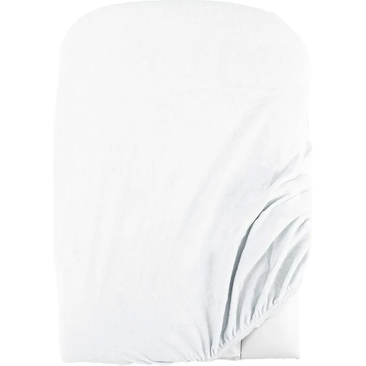 Domiva Set mit 2 Wickelauflagenbezügen – 50x75 cm – Polycotton-Schwamm – Weiß/Terrakotta – Bild 2