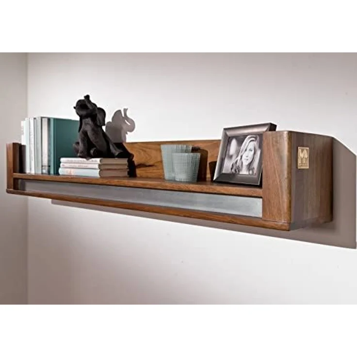 Wandboard Sheesham 120x22x20 noble unique lackiert SYDNEY #108 – Bild 5