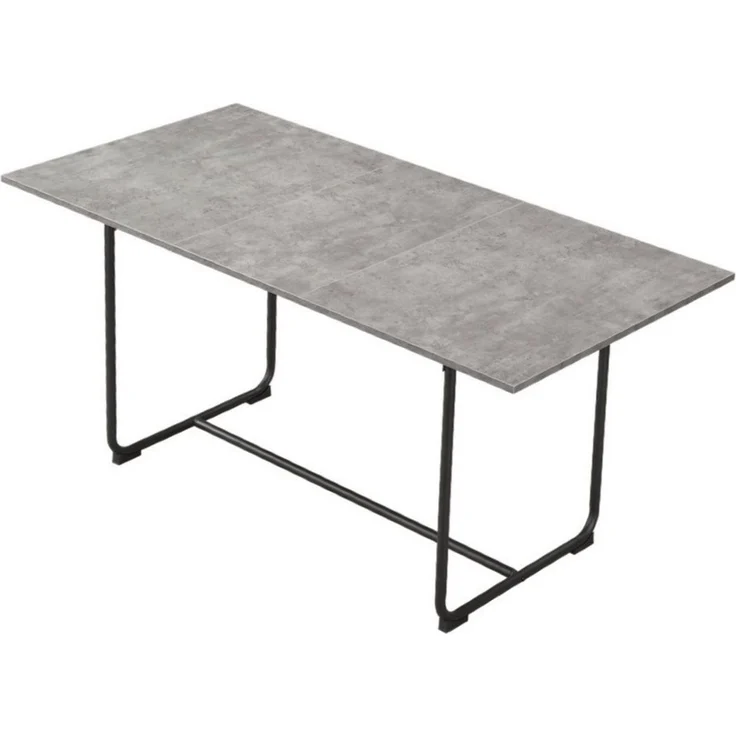 B&D home Esstisch LIO, Metallgestell schwarz oder weiß, ausziehbar, 4-6 Personen – Bild 1