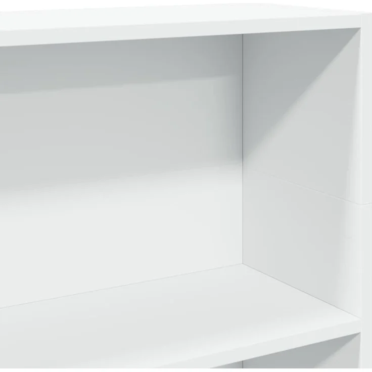 vidaXL Bücherregal Weiß 80x24x109 cm Holzwerkstoff 857835 – Bild 6