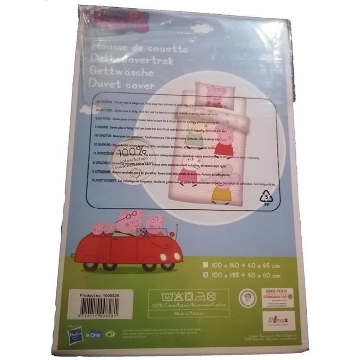 BrandMac Kinderbettwäsche Peppa Pig, Renforcé, 2 teilig – Bild 2