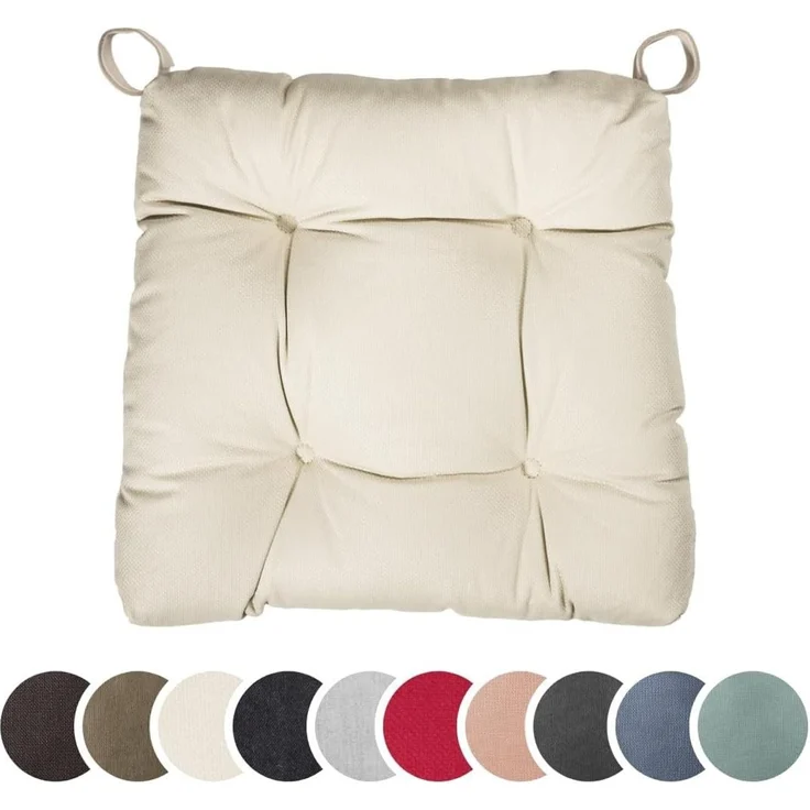 sleepling Stuhlkissen Eva, für Indoor und Outdoor, mit Klettverschluss, abriebfest und langlebig – Bild 1