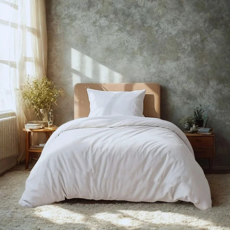 Komfortec Bettwäsche Premium, 135 x 200 bis 220 x 240 cm, 6 verschiedene Größen zur Auswahl, gebürstet 100% Mikrofaser, 2 teilig, Superweiches Bettwäsche-Set, Knitterfrei, Atmungsaktiv – Bild 2