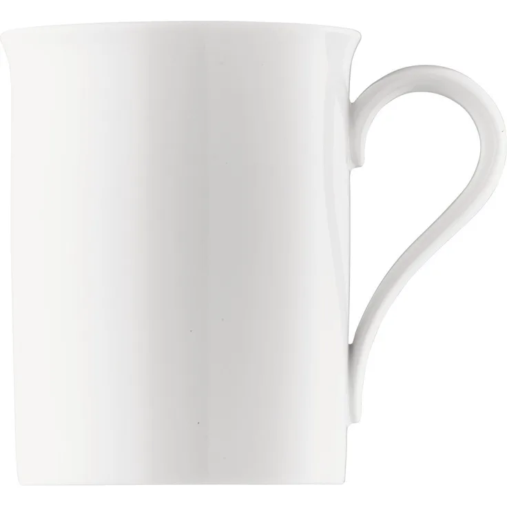 Hutschenreuther Maria Theresia Becher mit Henkel, Tasse, Porzellan, Weiß, 300 ml, 15505