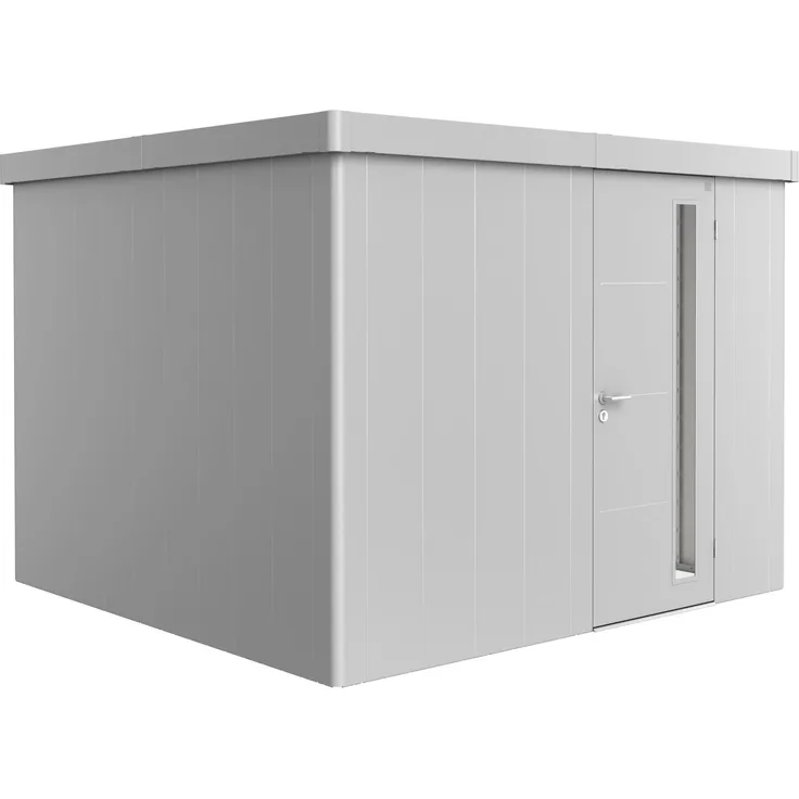 Biohort Gerätehaus Neo, 3C: 292 x 292 x 222 (b x t x h) cm, silber-metallic