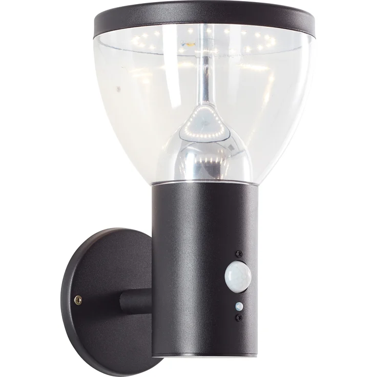 Brilliant AG Leuchten G40410-06 Tulip LED Außenwandleuchte Solar Bewegungsmelder schwarz IP44 – Bild 5