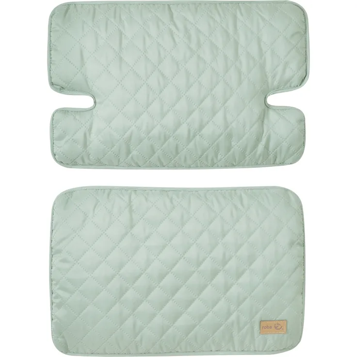 roba Sitzverkleinerer 2-teilig 'roba Style' - Zubehör für Hochstuhl 'Nature Up' - Frosty green