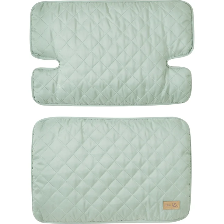 roba Sitzverkleinerer 2-teilig 'roba Style' - Zubehör für Hochstuhl 'Nature Up' - Frosty green – Bild 1
