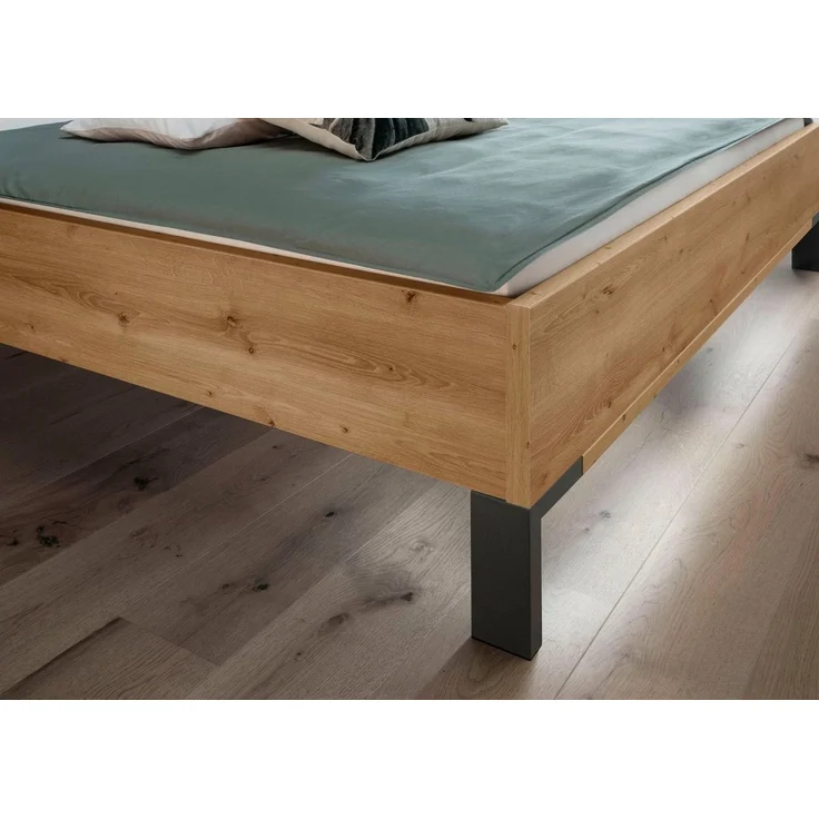WIEMANN Futonbett Monaco, Bettgestell, Bettrahmen, komfortables Polsterkopfteil (4-fache Liegehöhenverstellung, MADE IN GERMANY), Polsterkopfteil aus Kunstleder, verschiedene Größen, in Komforthöhe – Bild 4