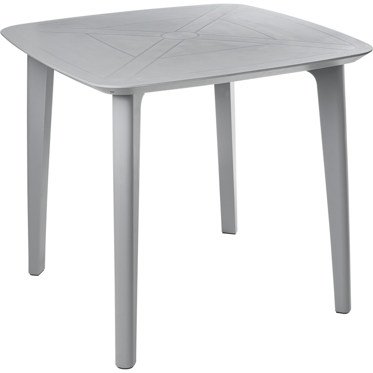 Gartentisch SORICO 86 cm 86 cm Grau
