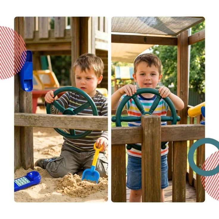 Relaxdays 8-teiliges Spielturm Zubehör – Bild 5