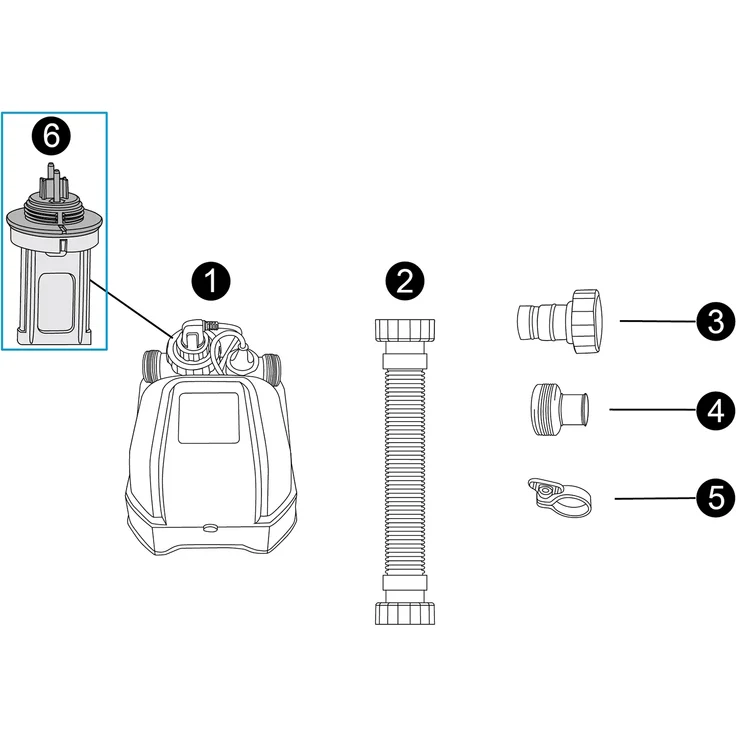 Bestway® Ersatzteil Elektrode für Hydrogenic Salzwasseranlage 12 g/h – Bild 2
