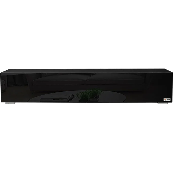 Makika TV Lowboard / Fernsehtisch - Schwarz Hochglanz – Bild 3