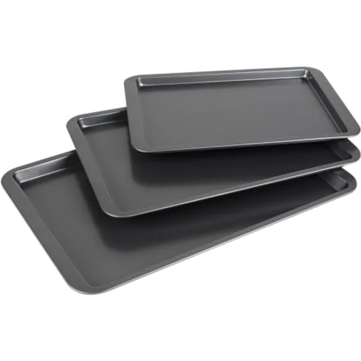 Chef Traiteur 3er-Set: Backblech flache Backbleche Backofenblech 27737 – Bild 1