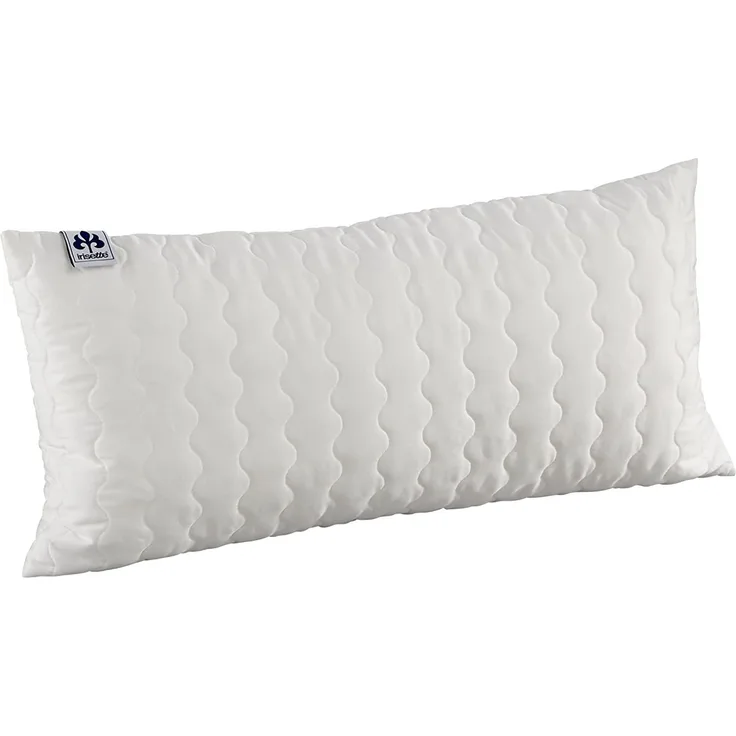 IRISETTE Hohlfaser Kissen Tencel weiß Größe 40x80 cm