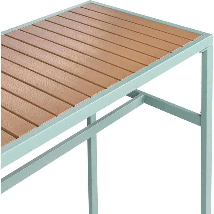 Gartenbar Set 2-Sitzer AVETRANA Metall Hellgrün – Bild 9