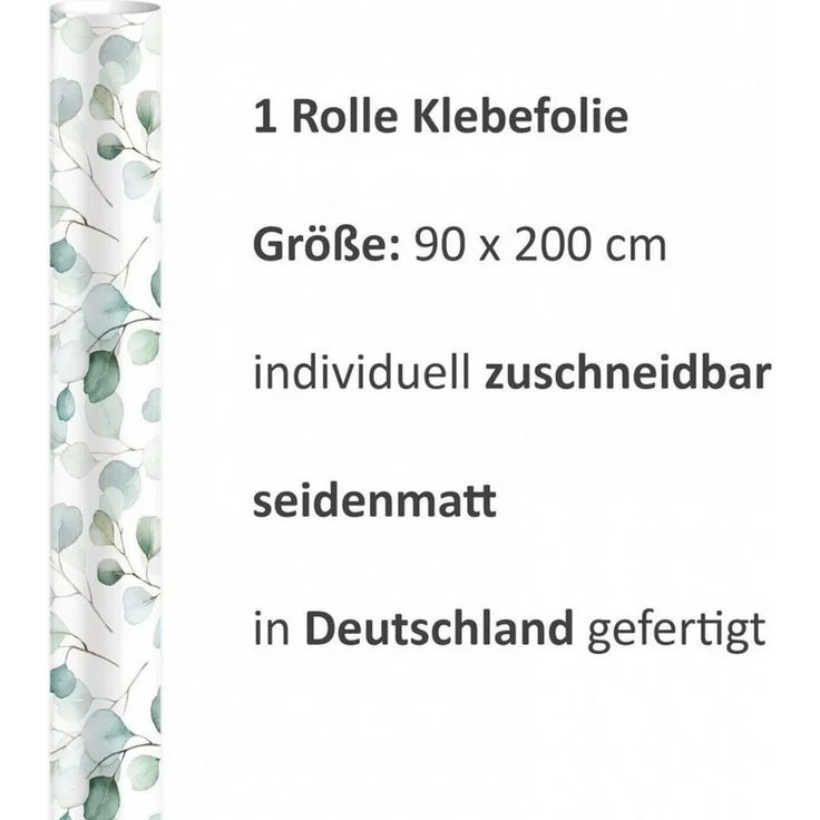 nikima Wandtattoo KF-02 selbstklebende Folie – Floral (PVC-Folie), 2 x 0,9 m selbstklebende Folie – Bild 3