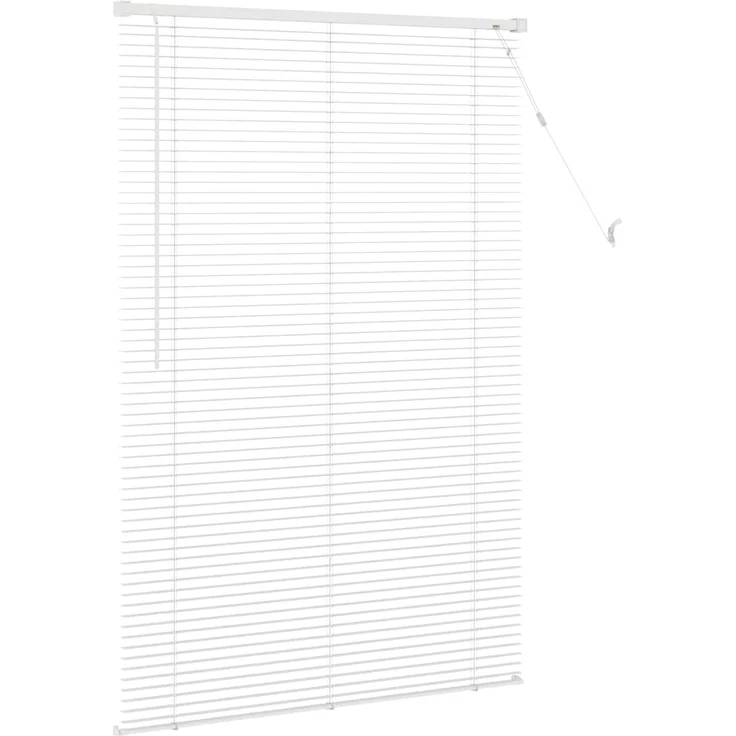 vidaXL Venezianische Jalousie Weiß 150 x 90 cm 25 mm PVC 42003711 – Bild 5