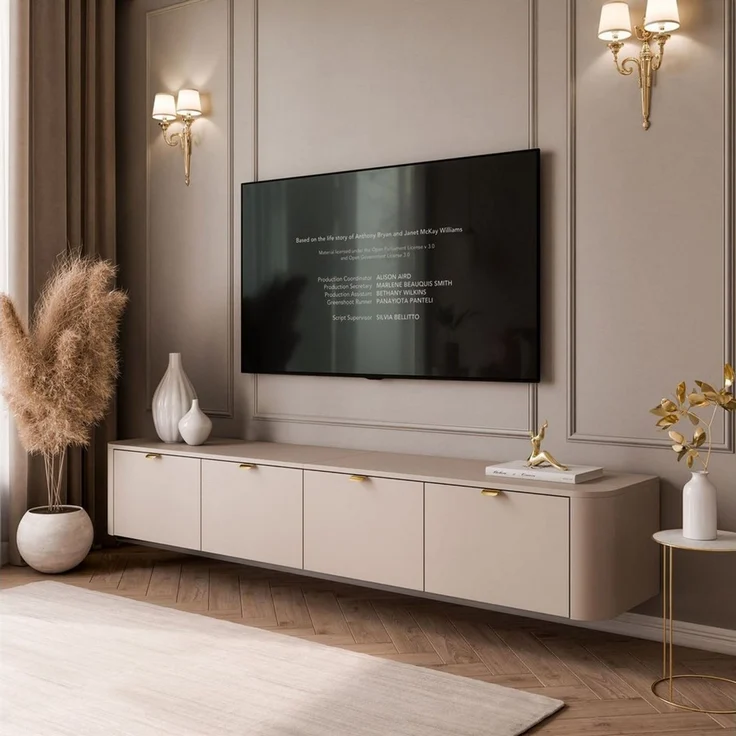 Lookway TV-Schrank CELESTE TV-Hängeschrank mit LED-Beleuchtung (mit LED Beleuchtung) Breite: 200 cm – Bild 3