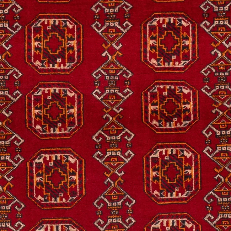 Afghan Teppich - Buchara - 147x104 cm - rot – Bild 2