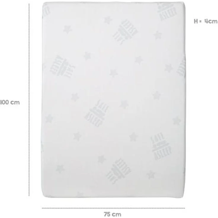 roba Laufgittermatratze Air 'safe asleep®' 75 x 100 cm - Jacquard Bezug – Bild 4