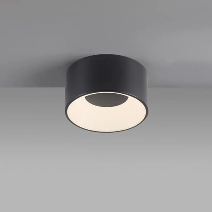 JUST LIGHT LED Deckenleuchte TANIKA, Ø 16 cm, 1-flammig, Schwarz, Kunststoff, Dimmfunktion, Memoryfunktion, LED Deckenlampe – Bild 3