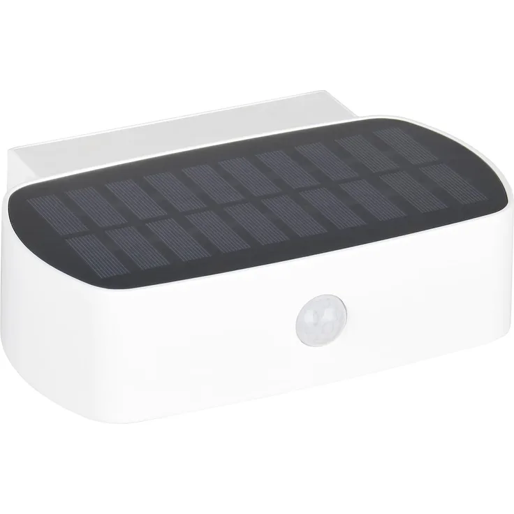 Solar Außenwandleuchte BILBAO auch per USB aufladbar mit Bewegungsmelder B: 21cm