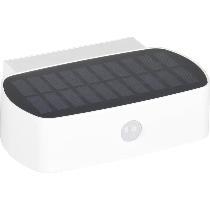 Solar Außenwandleuchte BILBAO auch per USB aufladbar mit Bewegungsmelder B: 21cm