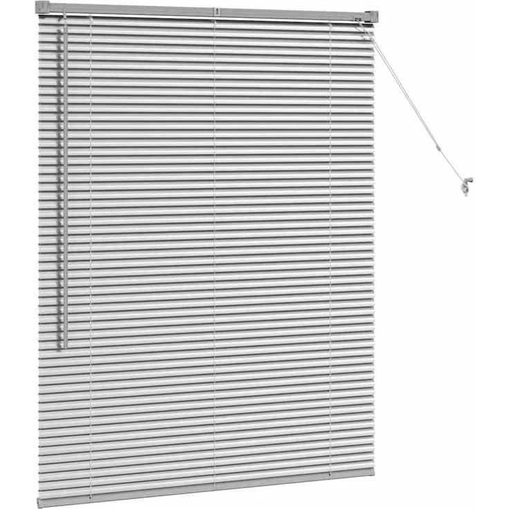 vidaXL Venezianische Jalousie Silber 130 x 100 cm 25 mm Aluminium 42005897 – Bild 5