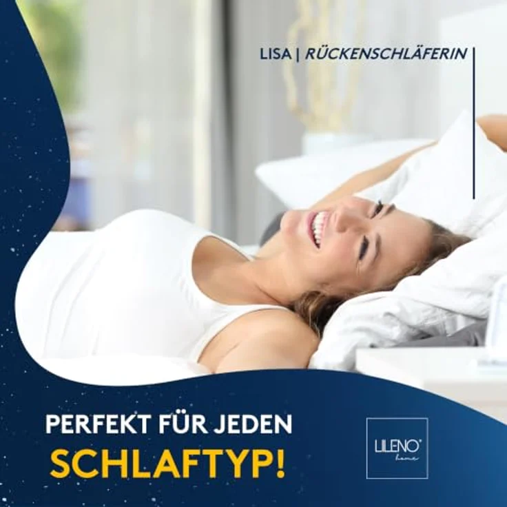 LILENO HOME Kissenfüllung 40x80, pralle Füllung für Dekokissen, hypoallergen und waschbar bis 40°C, Made in Germany, Oeko-Tex Klasse 1 – Bild 3