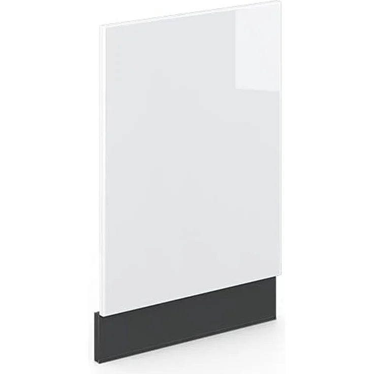 Frontblende Fame-Line Weiß Hochglanz 45 cm ohne Arbeitsplatte Vicco – Bild 1