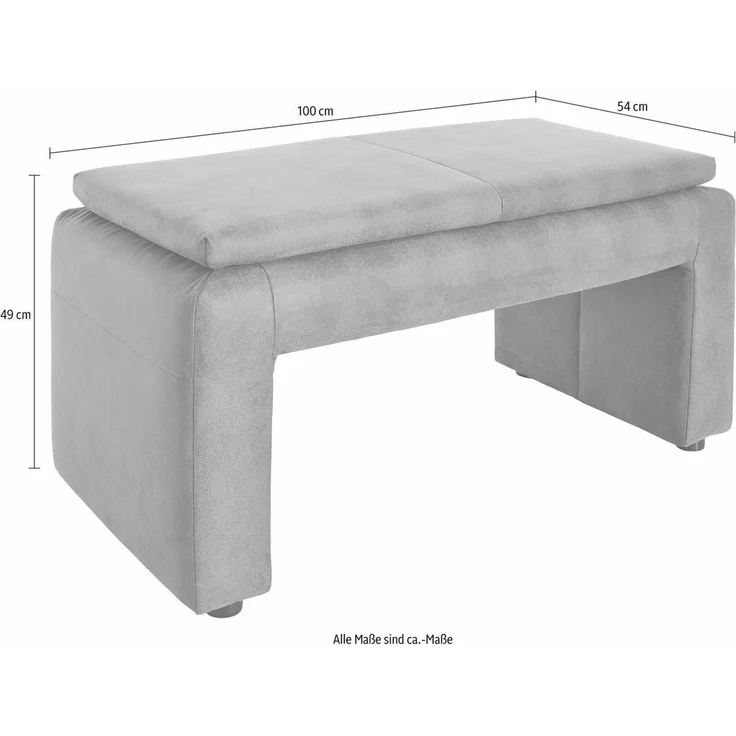 exxpo - sofa fashion Polsterhocker, Breite 100 cm – Bild 2