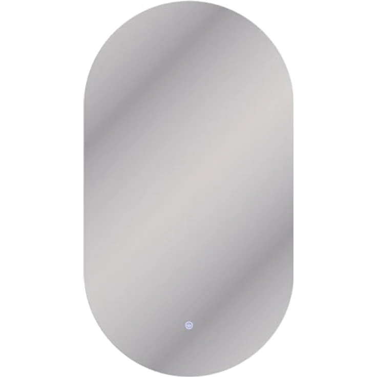 Planetmöbel Badspiegel SP-508 mit LED-Beleuchtung, 50 x 90 cm, oval, Touchschalter, 2 Lichtstufen (4000-4200K), rahmenlos – Bild 7