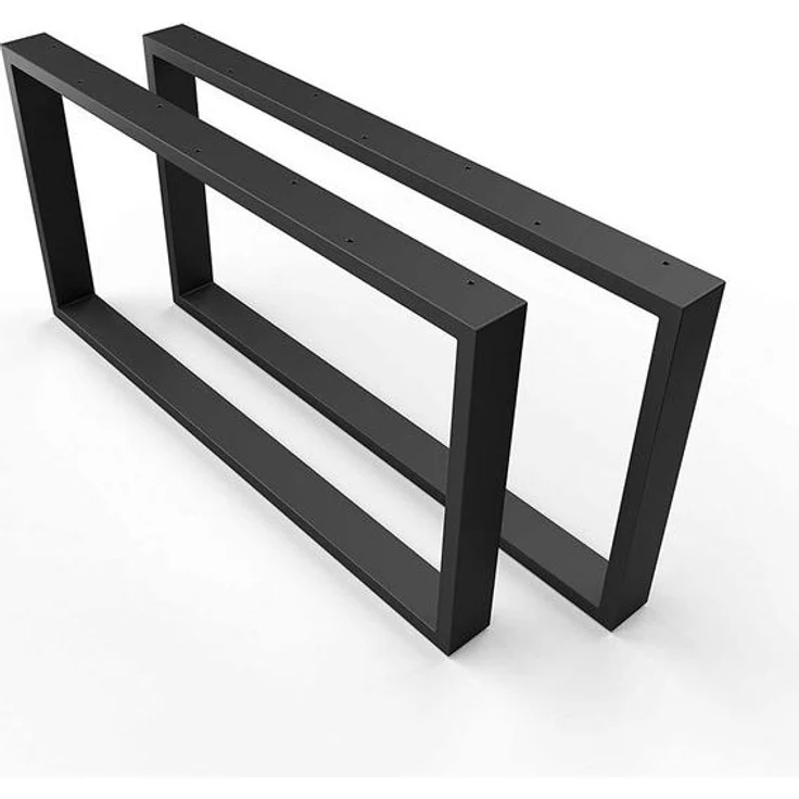 sossai® Tischgestell Couchtischkufen 50-80cm x 40cm in Schwarz (2-St) – Bild 4