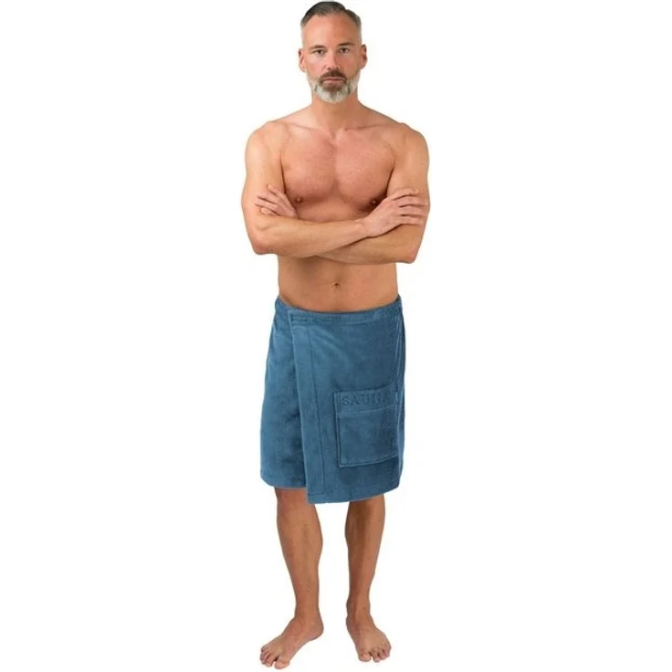 Wewo fashion Kilt 9538T, ideal für Sauna & Spa, Frottier, Klettverschluss, schlingenfest – Bild 2