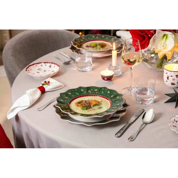 Villeroy & Boch Toy's Delight Suppenteller ø 26 cm grün 6er Set – Bild 3