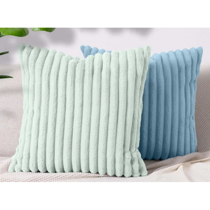 Amilian Dekokissen 2er Set - Zierkissen mit Füllung, Sofakissen, Couchkissen, (2 Stück), 40x40 cm, Dekokissen mit Füllung und Bezug, Wohnkissen – Bild 4