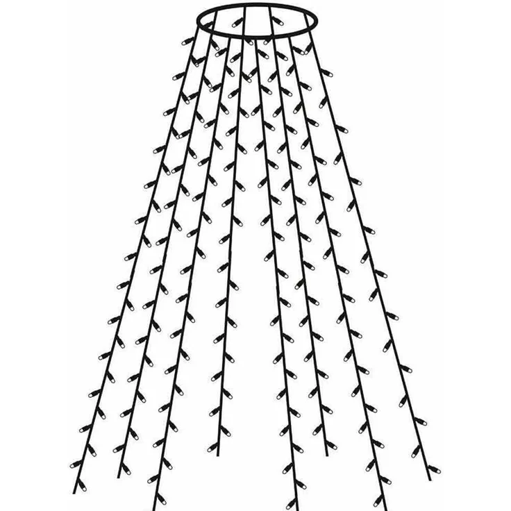 Baumvorhang,15Str.j. 32LED 480LED,Str. 3,2m,IP44,m.T. – Bild 2