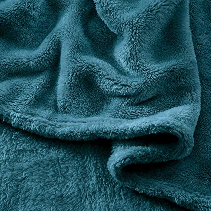 Wohndecke Wohndecke "Salerno", Erwin Müller, Teddy-Fleece Uni – Bild 7