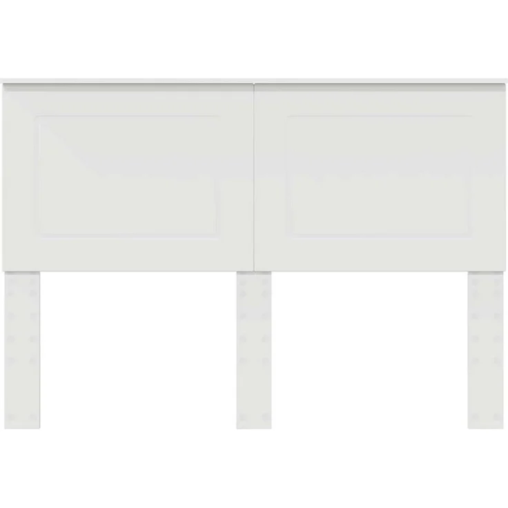 vidaXL Bett Kopfteil Weiß 100 cm Holzwerkstoff (1-tlg) – Bild 3