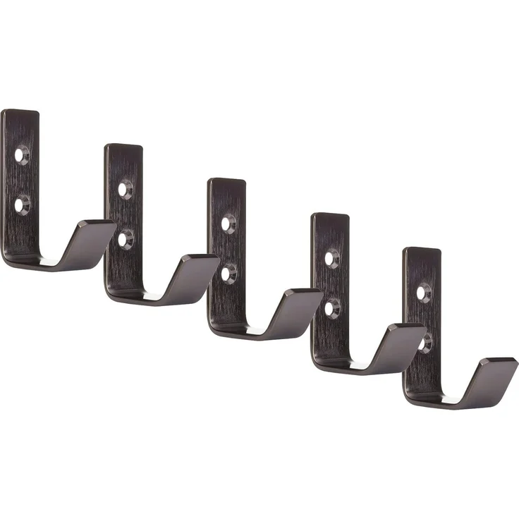 SO-TECH® Kleiderhaken Loxten 60 x 20 x 45 mm oder 142 x 20 x 45 mm Edelstahl, (5-St), verschiedene Farben Garderobenhaken Wandhaken bunt