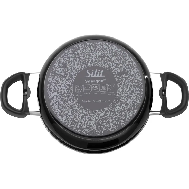 Silit Modesto Line Topfset Induktion 4-teilig, Kochtopf Set mit Glasdeckel, Silargan Funktionskeramik, Induktions Töpfe Set nickelfrei, schwarz – Bild 6