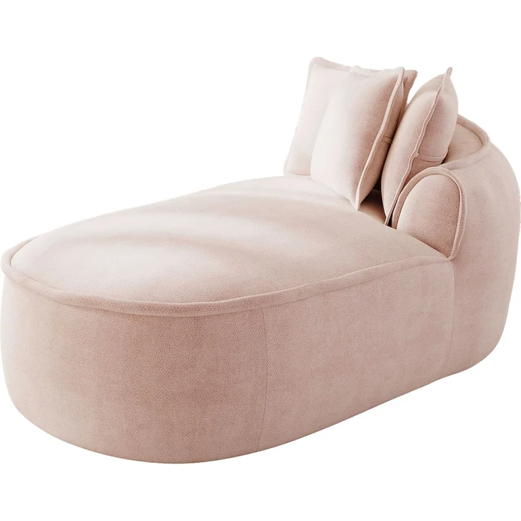 ZUBALIYA SchlafSofa mit Chenille - Bezug, mit breiten Armlehnen, mit Schaumstoffpolsterung, aus Chenille, für Wohnzimmer und Apartments – Bild 5