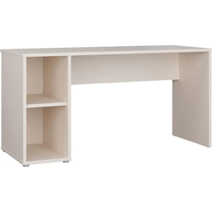 FORTE Schreibtisch Alice Springs, Schreibtisch mit 2 offenen Fächern, zeitlos, B/H/T 150/76,7/60 cm offene Fächer