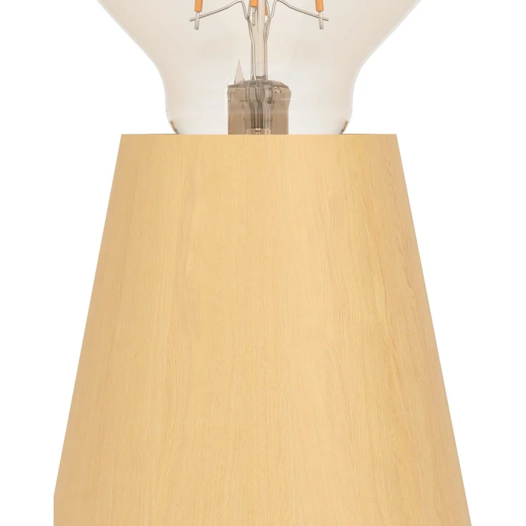 Eglo Tischleuchte Asby hellbraun 10 x 8,5 cm E27 – Bild 3
