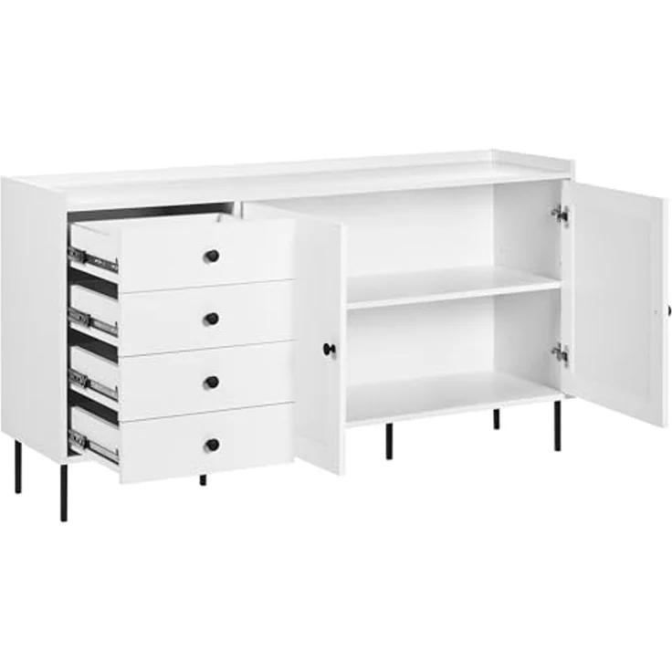 Sideboard mit 2 Türen ALCOVE Weiß – Bild 6