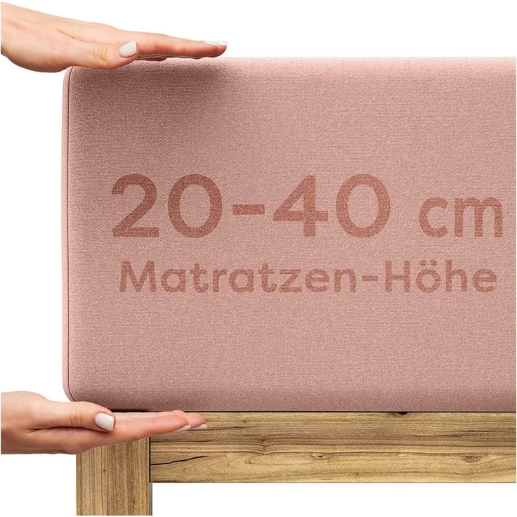 Wolkenfeld Spannbettlaken Boxspringbett Bettlaken - Spannbetttuch für Matratzen bis 40cm, Jersey, Gummizug: rundum, (1 Stück), Elastisch & Rutschfest: 90x200, 140x200, 160x200, 180x200 & Übergrößen – Bild 5