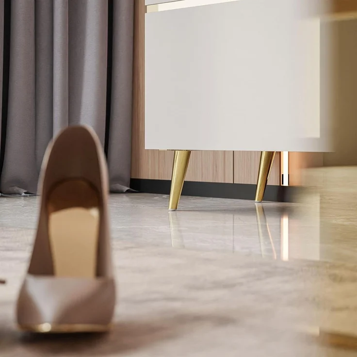 Lookway Lowboard AURORA Kaschmir Hängende TV-Schrank oder auf Beinen 180 cm – Bild 5